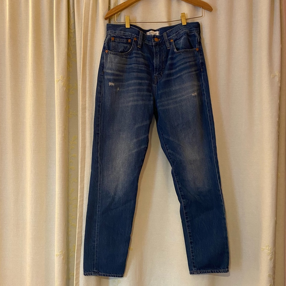 Madewell Perfect Vintage Straight Leg 100% Cotton Jean- Size 30